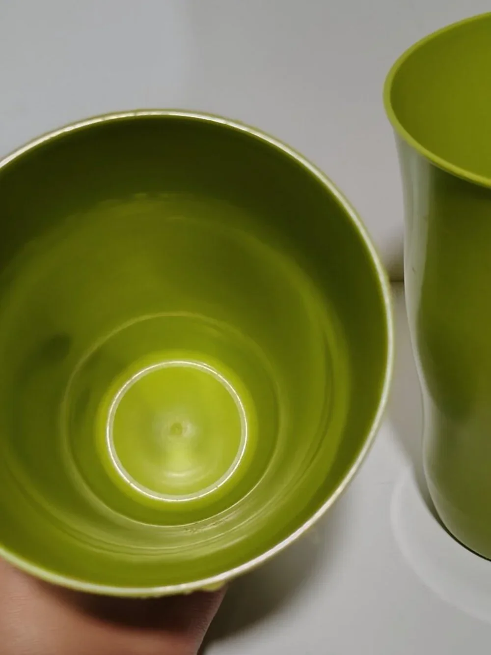 Set of 2 PackerWare plastic tumblers Made in USA  24 oz. Green HO27WTUM1